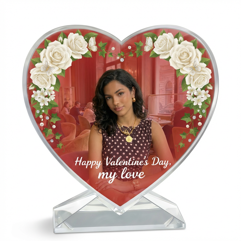 Placa Corazón de Amor Personalizada